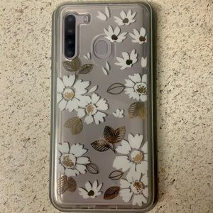 Samsung galaxy A21 Flower Gel case